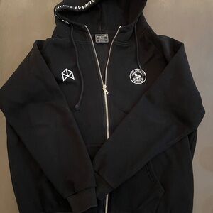 Rawgear men’s black zip up XXL